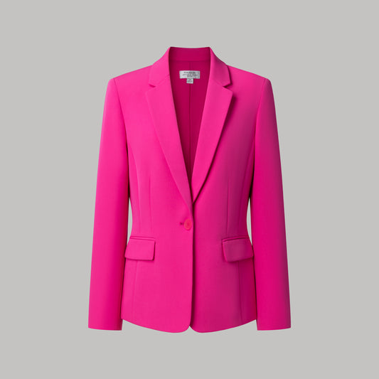 Berry Textured Twill Suit & Pant set