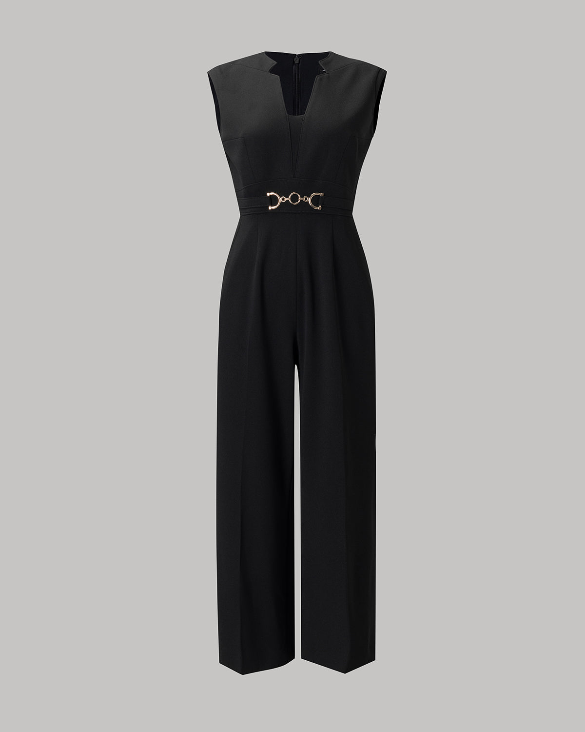 CrepeShine BLACK Jumpsuit