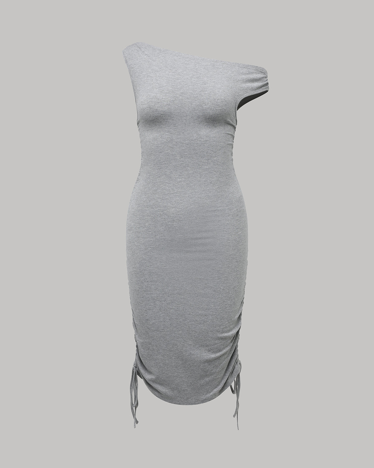 BlisSecret One Shoulder Rouched Mini Dress