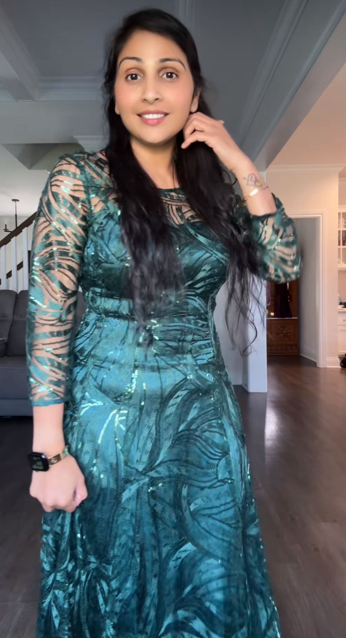 CrepeShine SPRUCE Evening Dress