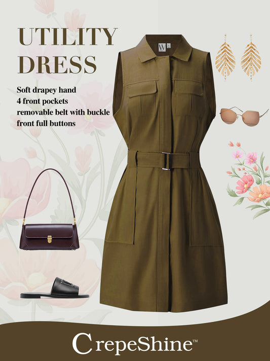 Olive Casual Dress